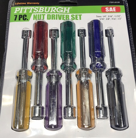 SATURDAY-----2017 7 Piece Nut Driver