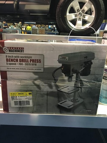 SATURDAY-----2017 Bench Drill Press