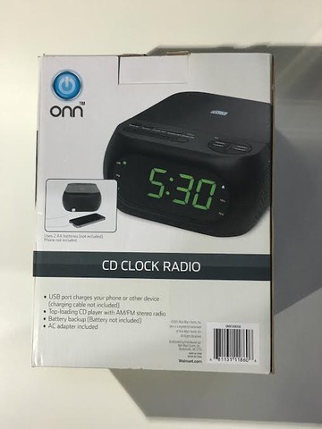 SATURDAY-----2017 CD Clock Radio